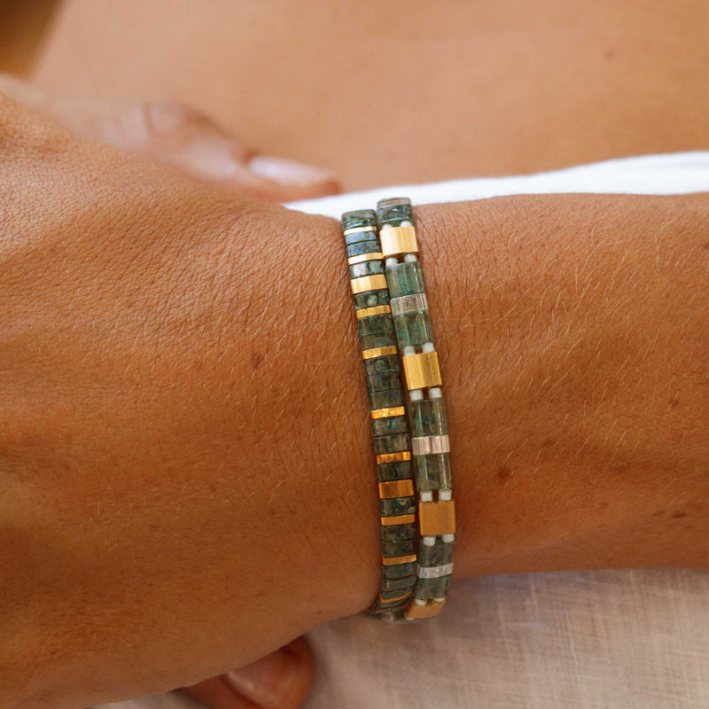 Set Elna - Pulseras Miyuki