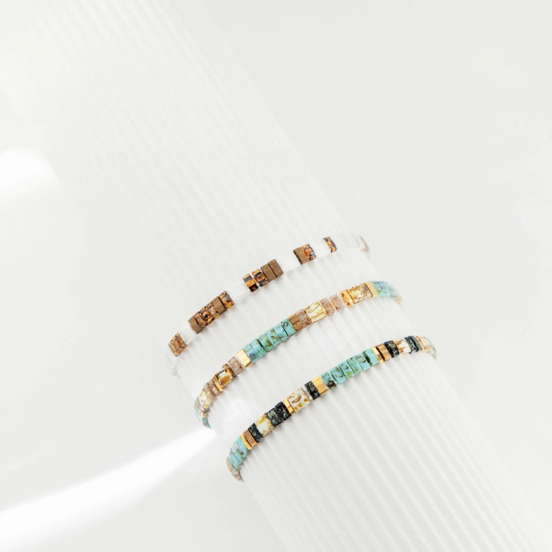 Set Jeanne - Pulseiras de pérolas