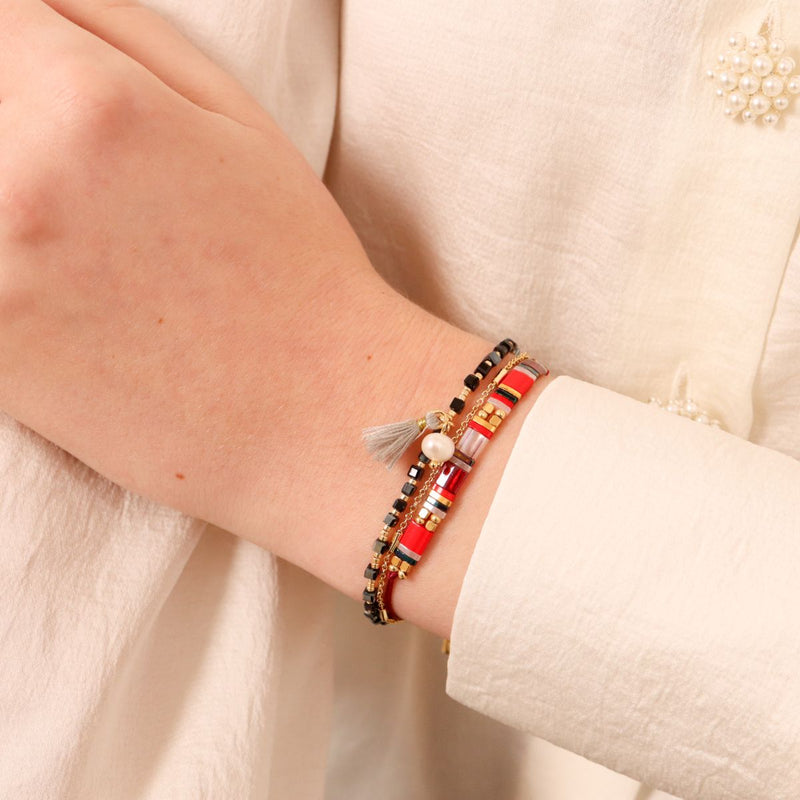 Iris - Pulseira de pérolas