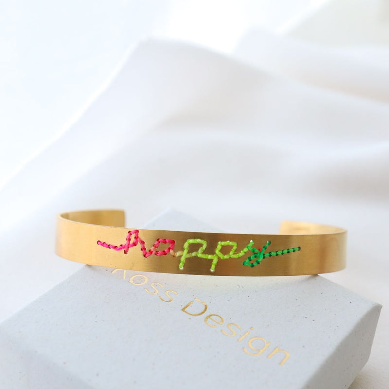 Happy - Pulsera Jonc
