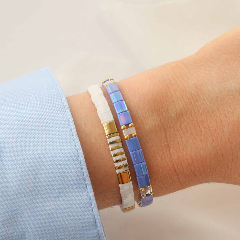 Púrpura - Pulseira de pérolas