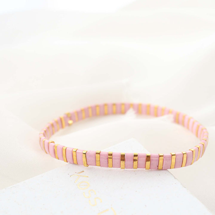 Rosa - Pulsera miyuki