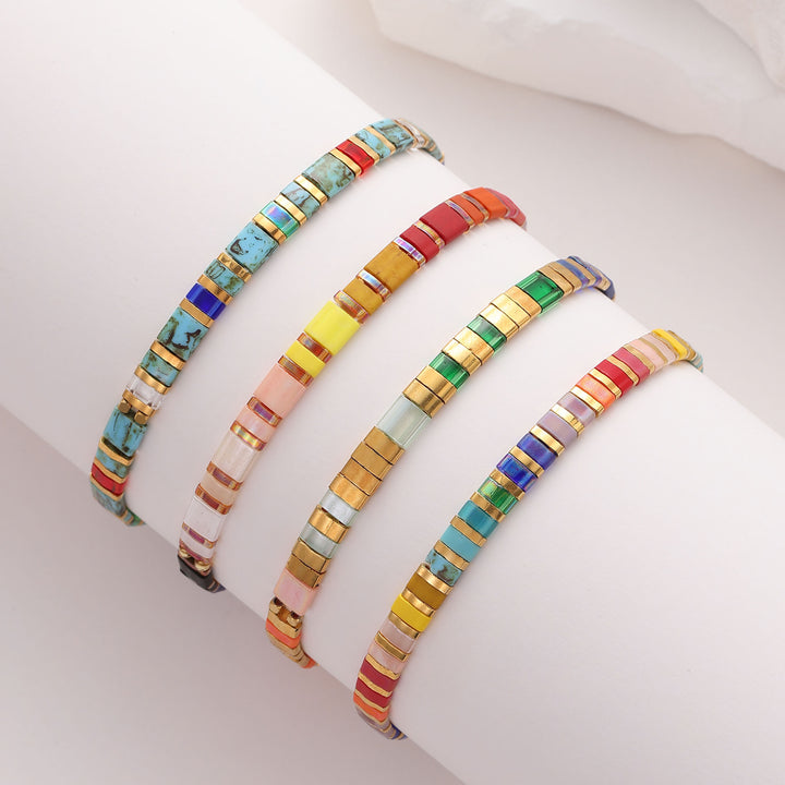 Set Rainbøw - Pulseras miyuki