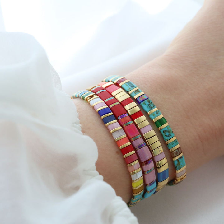 Set Rainbøw - Pulseras miyuki