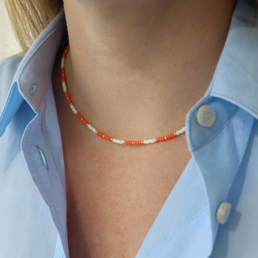 Coral - Collar de piedras