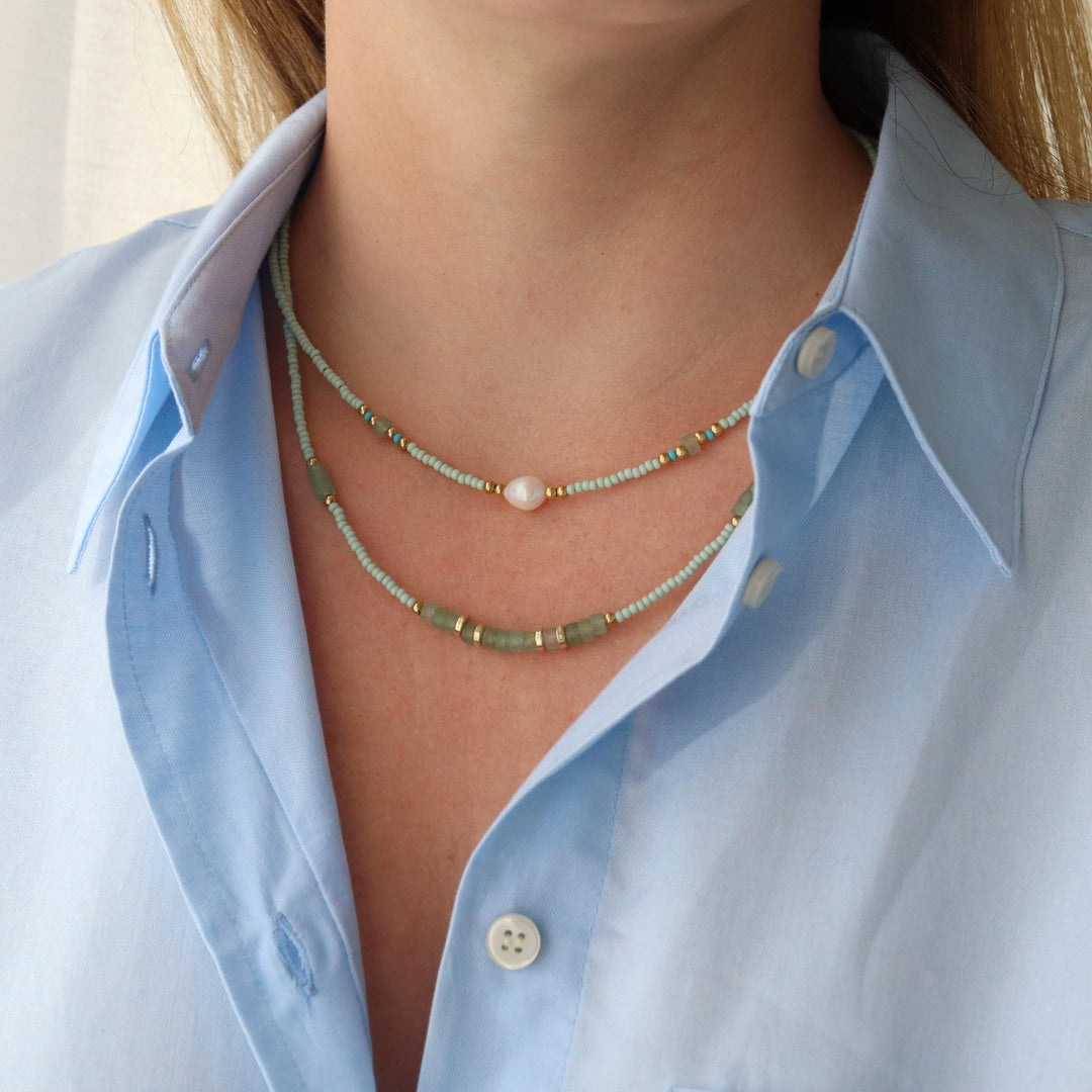 Jade - Collar de piedras