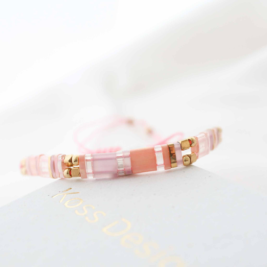 Rosa - Pulsera miyuki