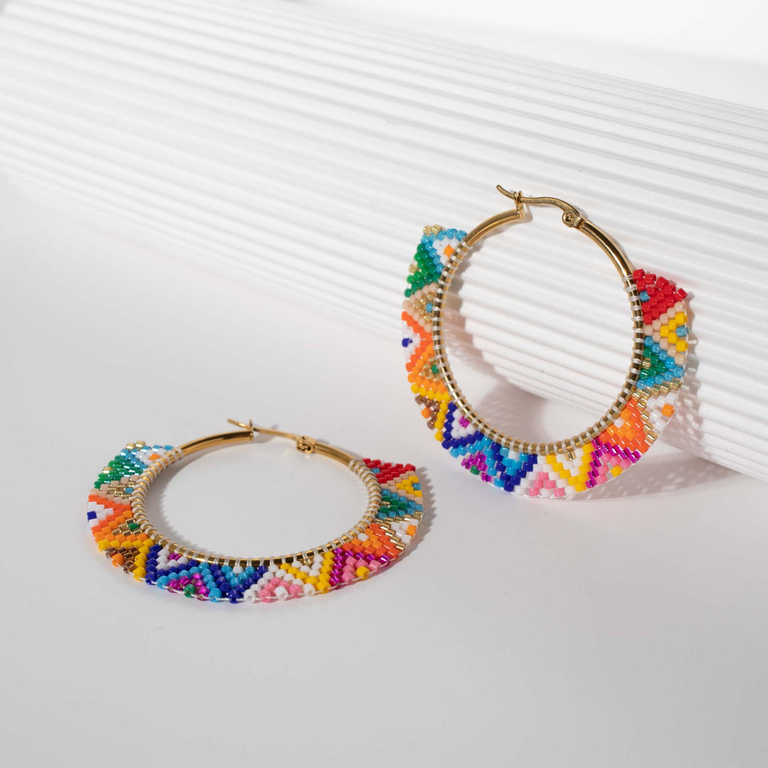 Set Agatha (Pendientes Agathe, collar Liv y conjunto Rainbøw)